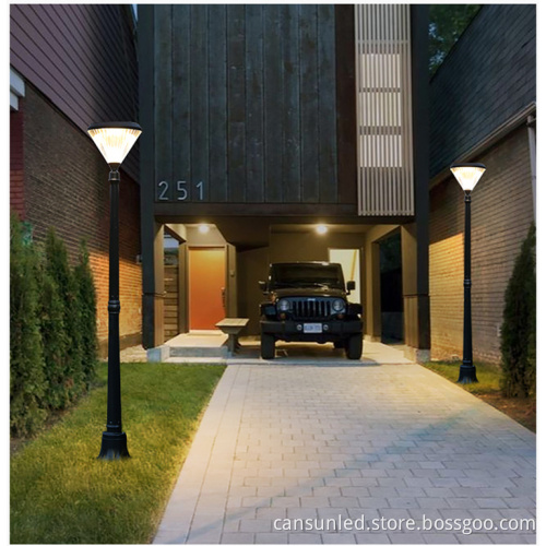 Outdoor Park Aluminum Lantern | 50W-150W LED Pole Lights for Garden Lighting